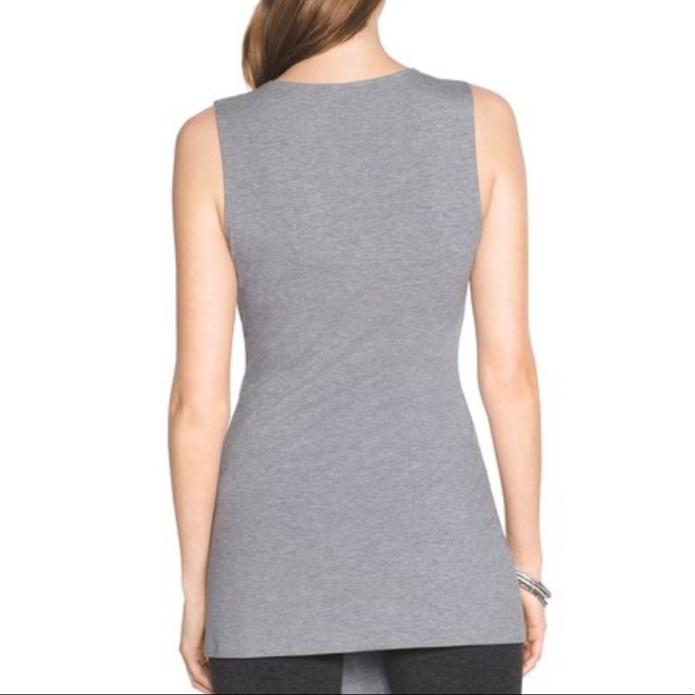 WHBM Sleeveless Asymmetrical Top - Picture 4 of 8